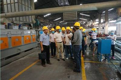 潮州市安全監(jiān)管局會(huì)同廣東省職防院專(zhuān)家到我區(qū)開(kāi)展陶瓷生產(chǎn)和耐火材料制造企業(yè)粉塵危害專(zhuān)項(xiàng)治理交叉檢查工作